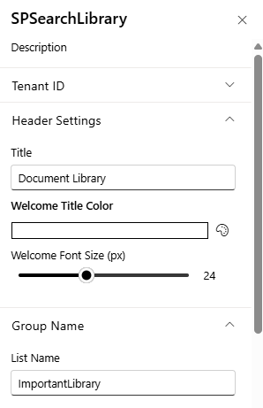 SharePoint Library Search Webpart configuration